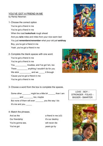 You've got a friend in me