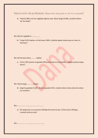 Situaciones problemáticas