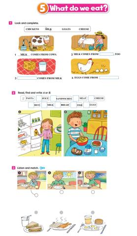 Likes and dislikes: food