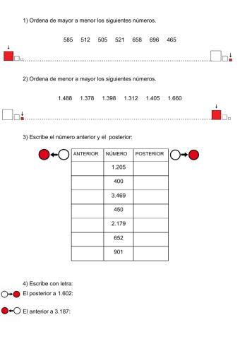 Repaso matemáticas 2º