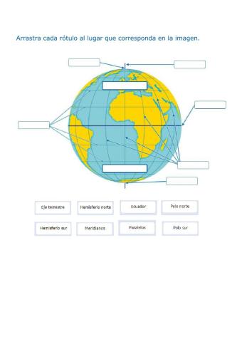 MERIDIANOS Y PARALELOS