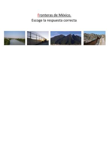 Fronteras de México