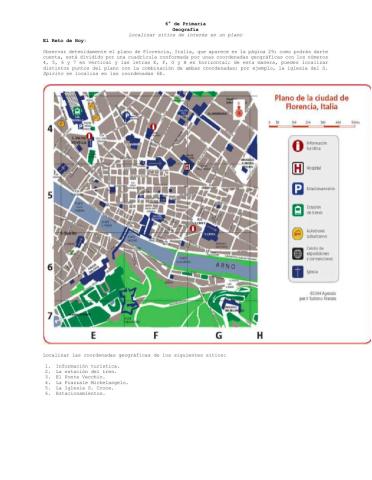 Reto de localizar sitios de interés.