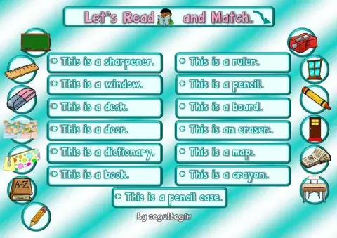 4. 1. Classroom Rules - Classroom Objects