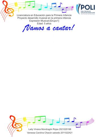 Vamos a cantar