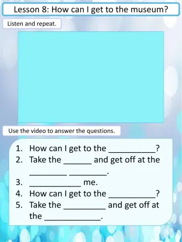 How can I get to the hospital? -Speaking