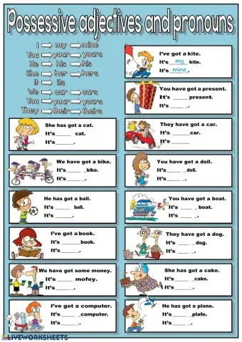Possessive Pronouns