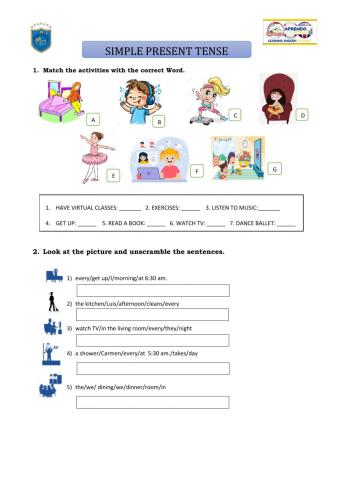 Simple present tense