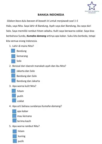 Bahasa Indonesia P2