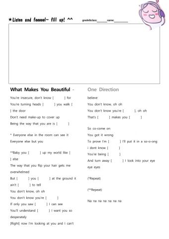 What makes you beautiful