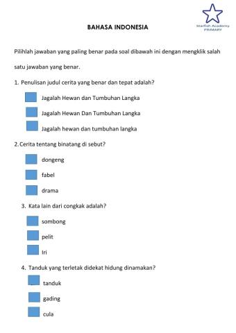 Bahasa Indonesia P3