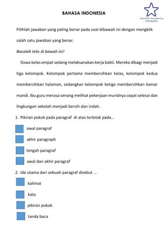 Bahasa Indonesia P4