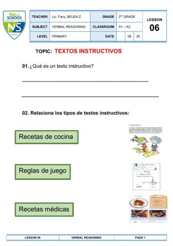 Texto instructivo