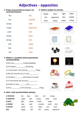 Adjectives - opposites