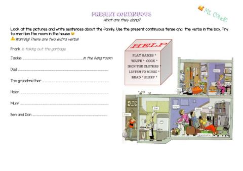 Present Continuous Act 3