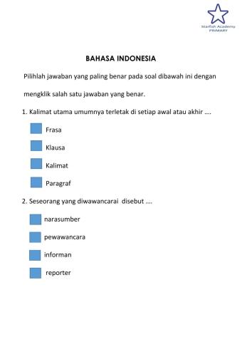 Bahasa Indonesia P5