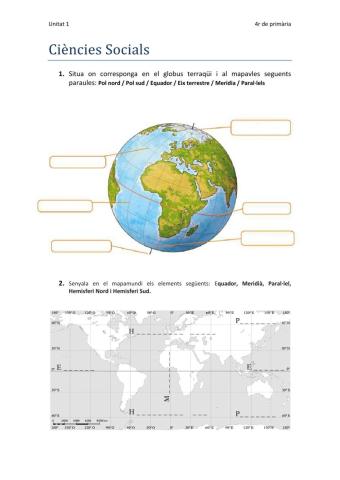 El medi fisic (globus terraqui-mapes)