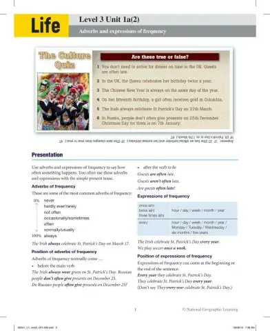 Life 3 Unit 1 Grammar 1a(1)