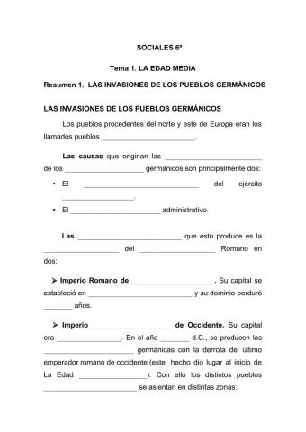 Las invasiones de los pueblos germánicos