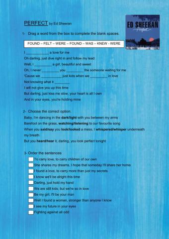 Perfect by Ed Sheeran