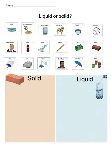 Solids or liquids?