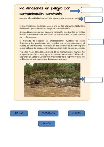 Estructura de la noticia