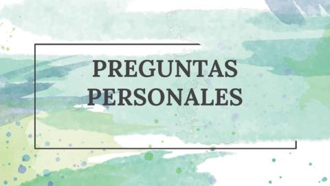 Preguntas personales