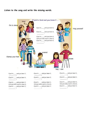 Family and Friends 2 Unit 2 Song