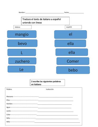 Practica italiano