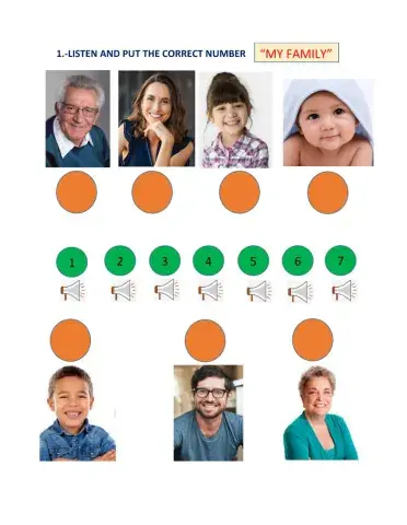 Family and parts of the house