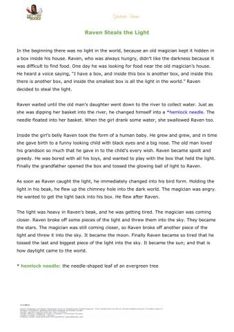 Raven steals the light