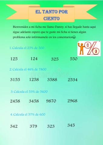 El tanto por ciento