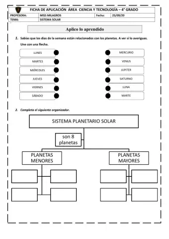 Sistema planetario solar