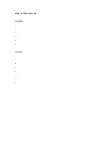 Make the grade p. 14