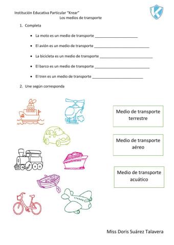 Medios de transporte