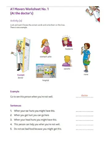 Movers classroom activities