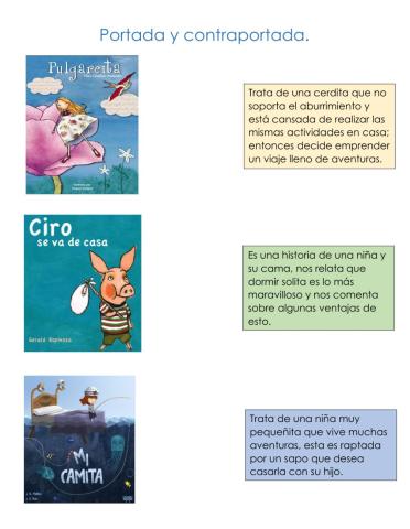 Portada y contraportada