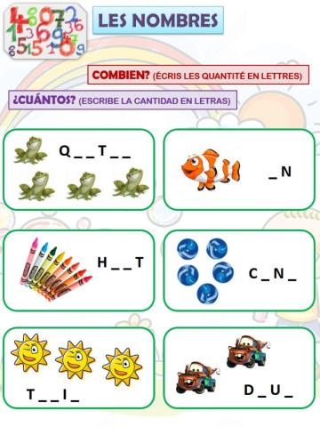 Les nombres en français