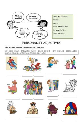 Personality Adjectives