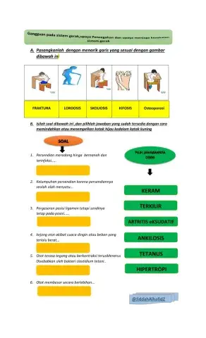 Gangguan dan kelainan pada sistem gerak