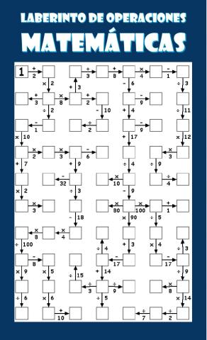 Laberinto de Operaciones Matemáticas