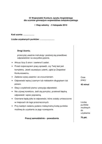 konkursowy arkusz 2010