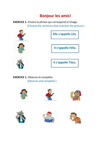 Les 5 personnages de Zigzag