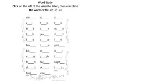 Word study
