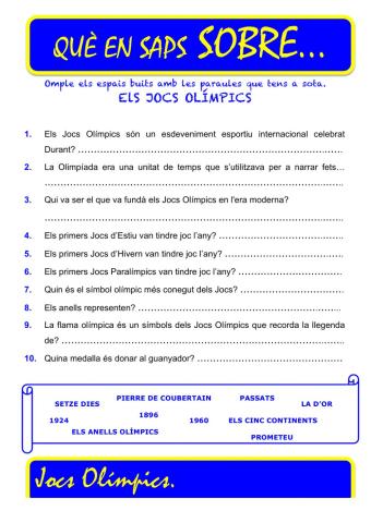 Que saps sobre...Jocs Olimpics CM-3r 06