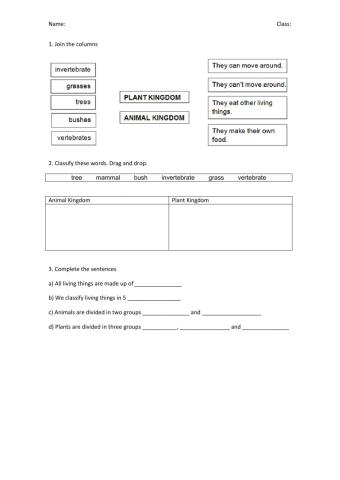 Living things review