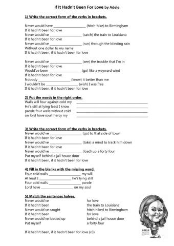 If it hadn't been for love by Adele