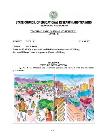 7 class level 2 worksheet 1