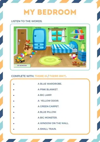 My bedroom - There is-isn't