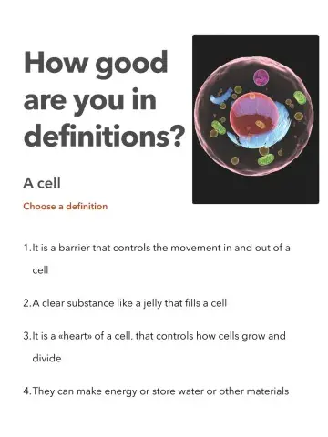 Cell's components